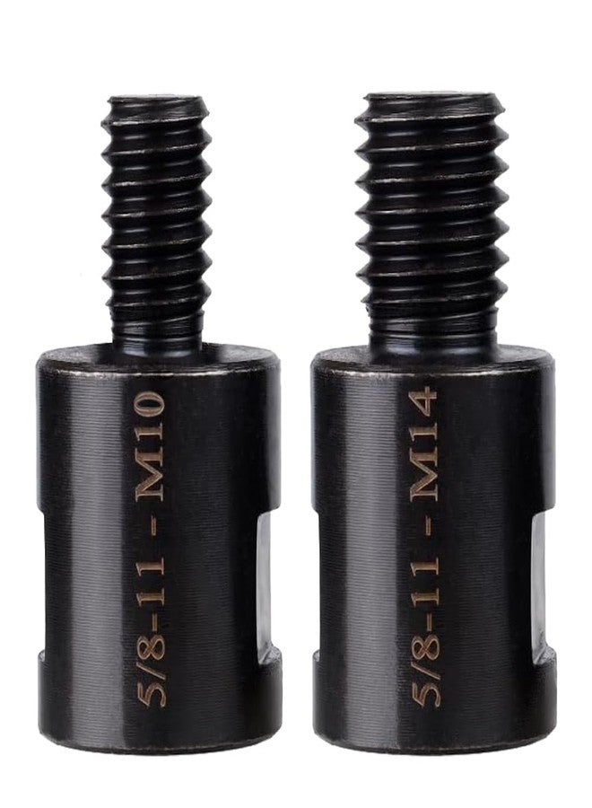 Saipe 2Pcs Angle Grinder Converter Adapters 5/8"-11 Female to M14/M10 Male, Attachments Interface Connector Thread for Polisher Drill Bit Connecting Tool - Image 1