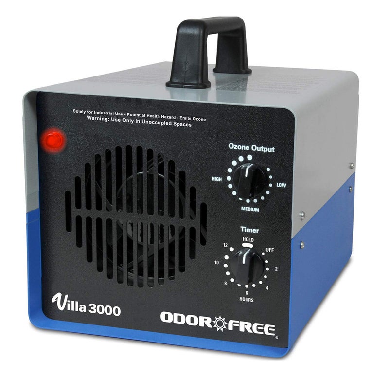 OdorFree Villa 3000 Ozone Generator for Eliminating Odors permanently removing Tobacco Pet and Musty Odors at their Source  Easily Treats Up To 3000 Sq Ft