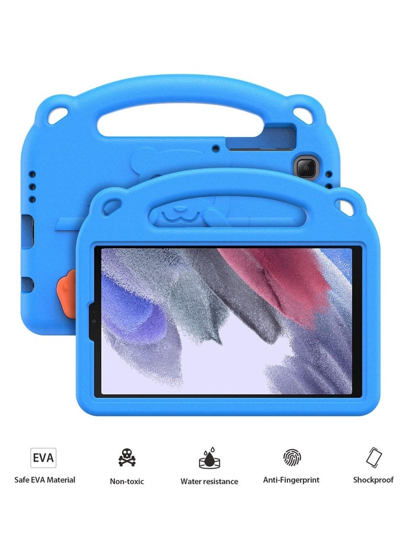 Kid Case for Samsung Galaxy Tab A7 Lite (T220 -T225-T227) Light Weight Full Protection Shockproof Case with Handle Kickstands - Image 2