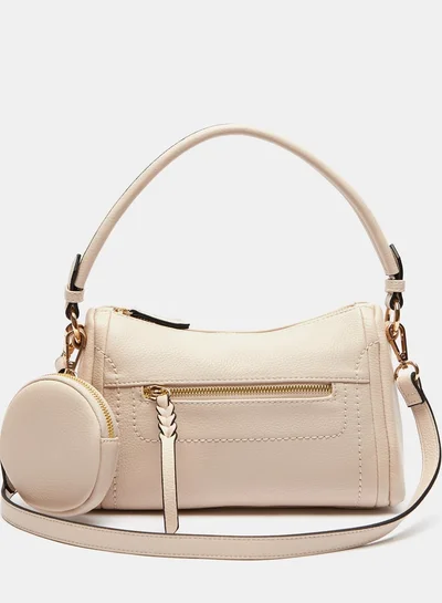 Celeste Women Solid Crossbody Bag with Coin Pouch and Adjustable Strap
