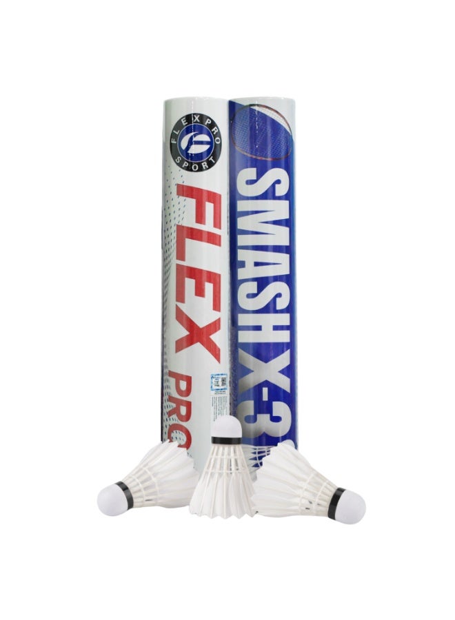 FLEX PRO SMASH X3 | Smash Series (Feather) | Premium Goose Feather | 1 TUBE= 12 PC - Image 1