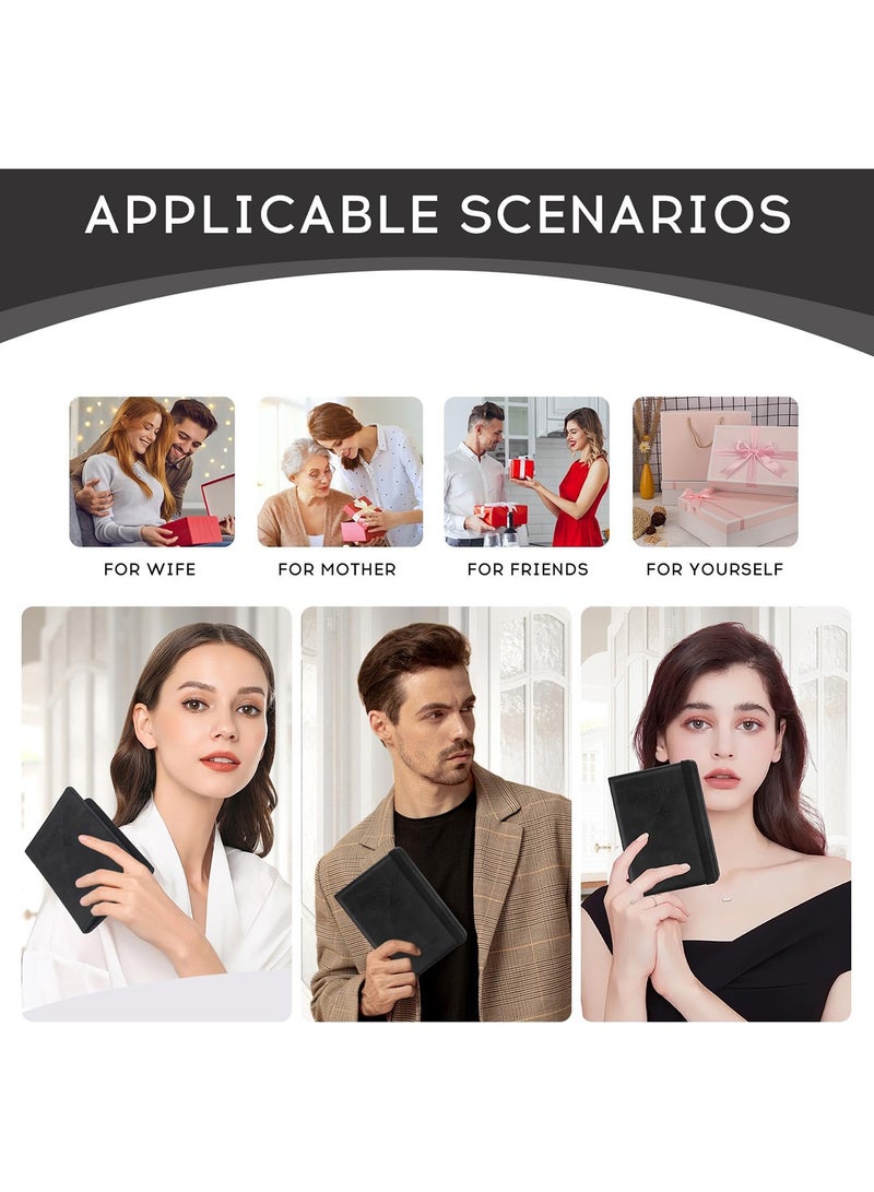 Passport Holder for Travel Essentials, Passport Wallet Cover Case for Travel Must Haves Accessories,Passport Book Holders for Women and Men - Image 4