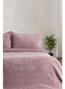 MERINOS Modern Line 3 Piece Blanket Set (Double) Powder  - Image 1