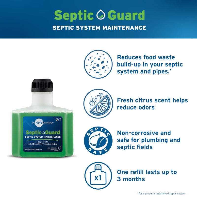 INSINKERATOR Septic Guard Replacement Solution for INSINKERATOR BOOST Injection System, Septic System Maintenance for INSINKERATOR Garbage Disposals - Image 3