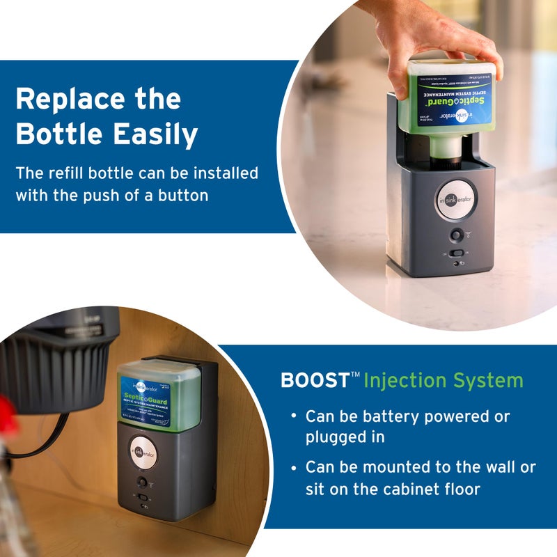 INSINKERATOR Septic Guard Replacement Solution for INSINKERATOR BOOST Injection System, Septic System Maintenance for INSINKERATOR Garbage Disposals - Image 4
