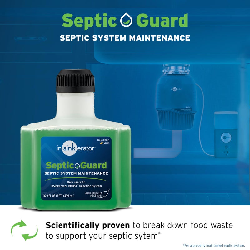 INSINKERATOR Septic Guard Replacement Solution for INSINKERATOR BOOST Injection System, Septic System Maintenance for INSINKERATOR Garbage Disposals - Image 2