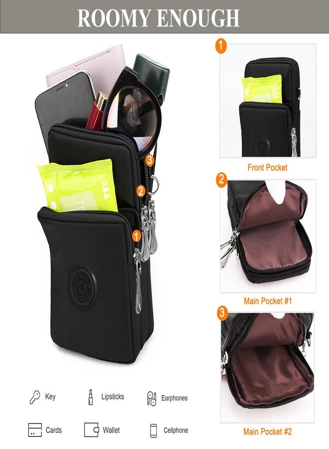 WITERY Small Crossbody Bags for Women - Waterproof Crossboby Purses Mini Shoulder Bag with Adjustable Strap, Nylon Arm Bag Cell Phone Purse Pouch for Travel - Image 5