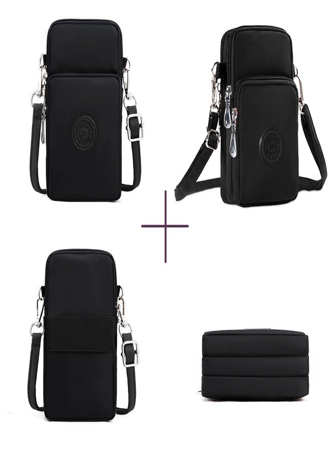 WITERY Small Crossbody Bags for Women - Waterproof Crossboby Purses Mini Shoulder Bag with Adjustable Strap, Nylon Arm Bag Cell Phone Purse Pouch for Travel - Image 3