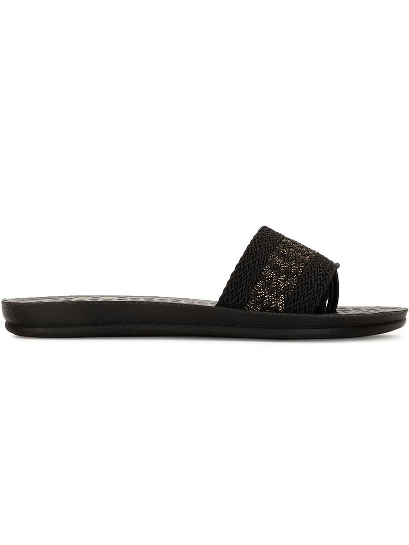 Bata Moody Mule Women's Black Slippers - 8 UK (5796516) - Image 2
