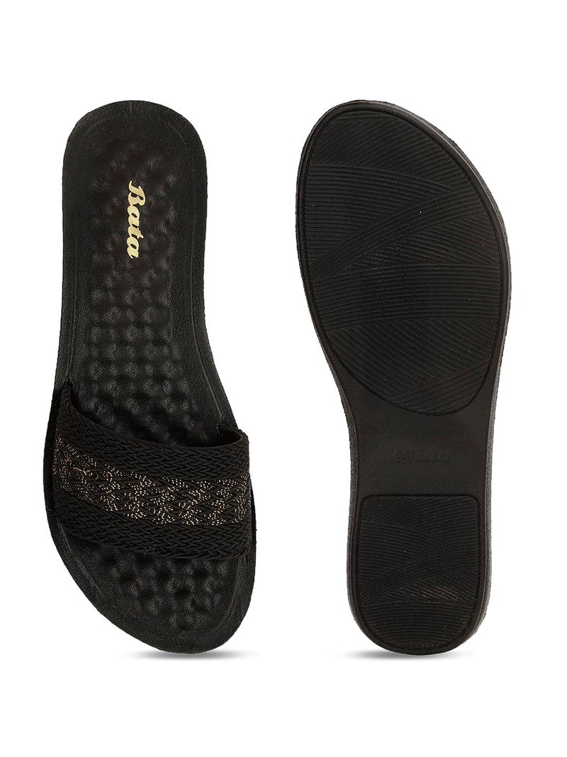 Bata Moody Mule Women's Black Slippers - 8 UK (5796516) - Image 4