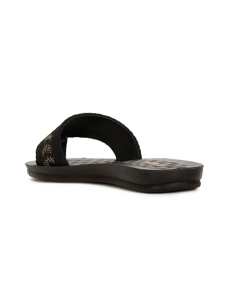 Bata Moody Mule Women's Black Slippers - 8 UK (5796516) - Image 3