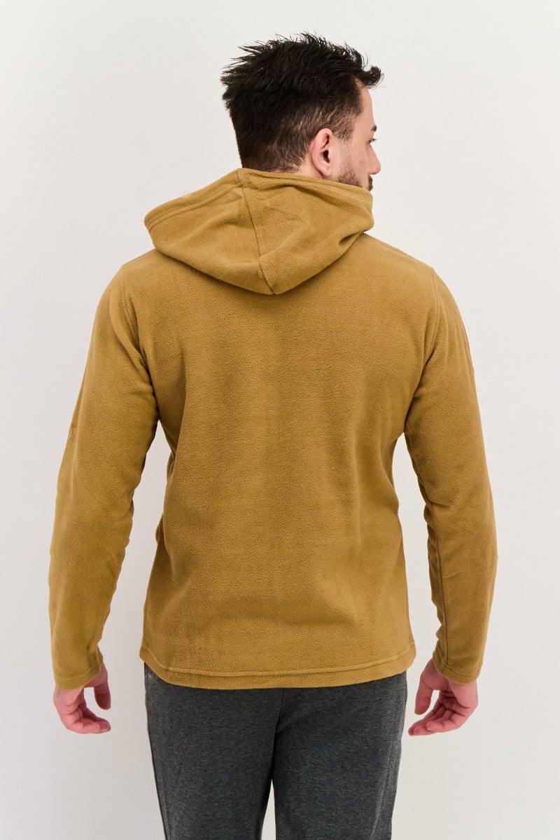 Hurley Men Sportswear Fit Long Sleeves Outdoor Sweatshirt, Brown - Image 3