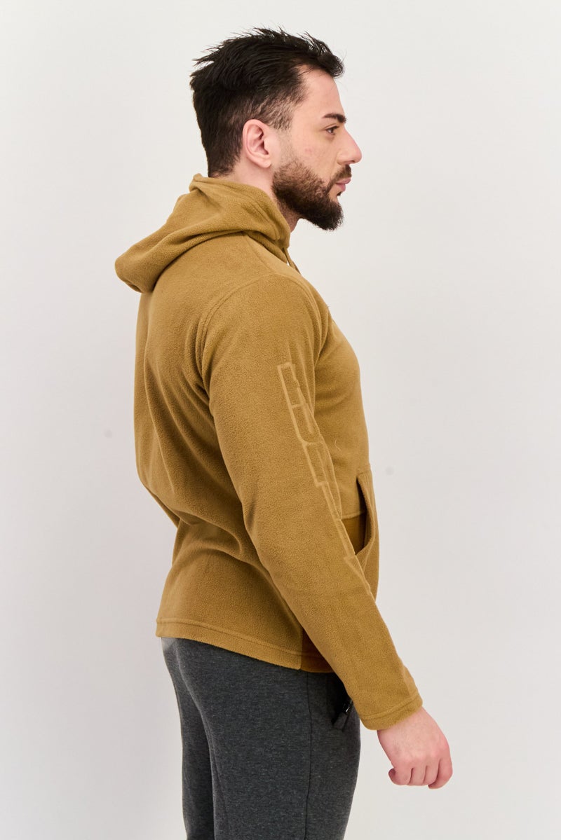 Hurley Men Sportswear Fit Long Sleeves Outdoor Sweatshirt, Brown - Image 4