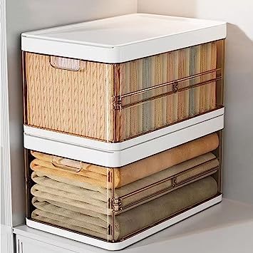 Dhadh Dhadh Wardrobe Closet Organizer Storage Bins with Lids Large3Packs 2  - Image 4