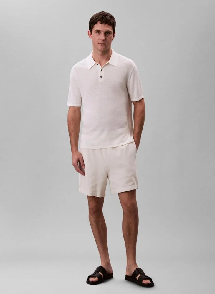 Calvin Klein Jeans  Cotton Waffle Shorts for Men | Best Price UAE