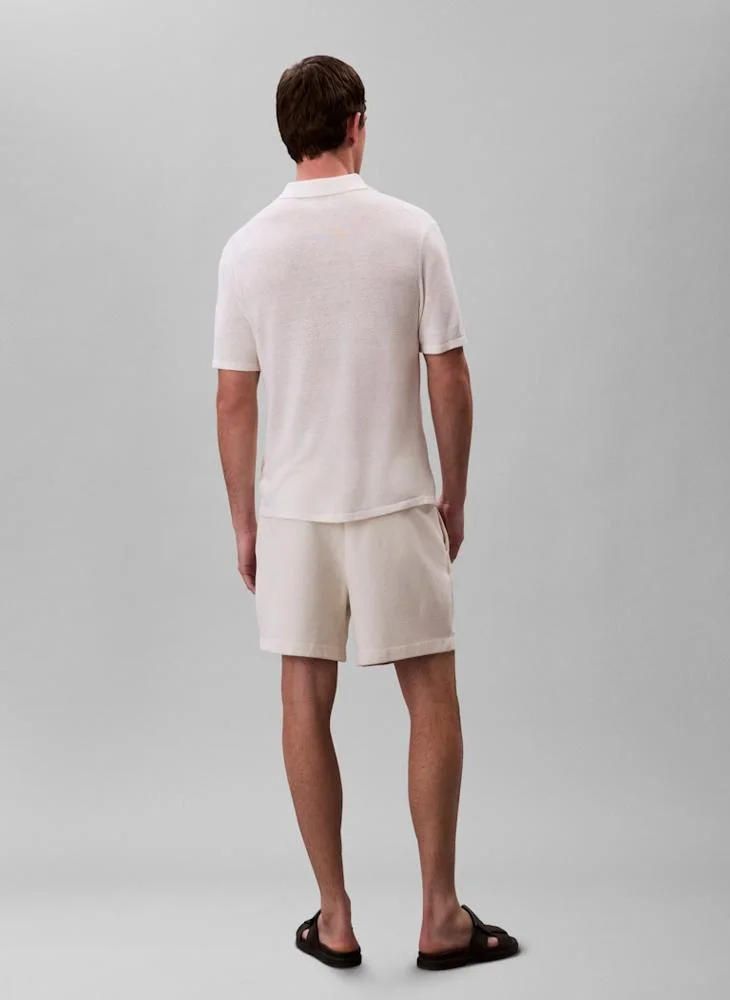 Calvin Klein Jeans  Cotton Waffle Shorts for Men | Best Price UAE
