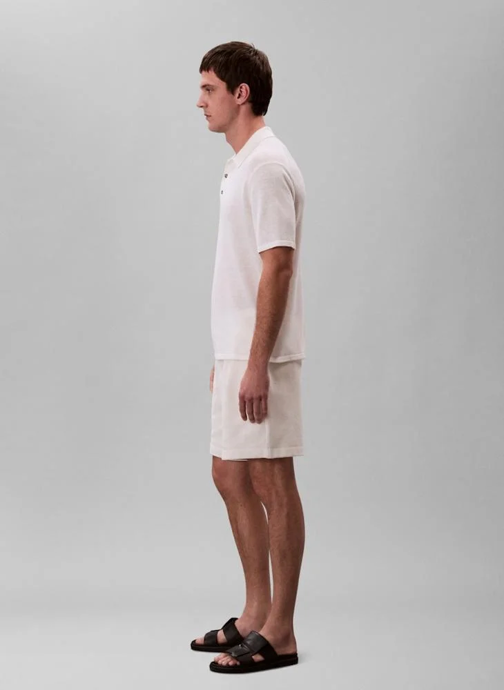 Calvin Klein Jeans  Cotton Waffle Shorts for Men | Best Price UAE