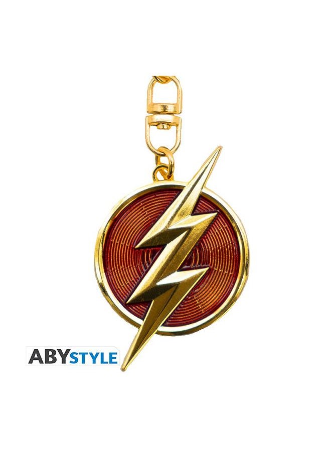 ABYstyle ABYstyle DC COMICS Keychain Logo The Flash Keychain  - Image 1
