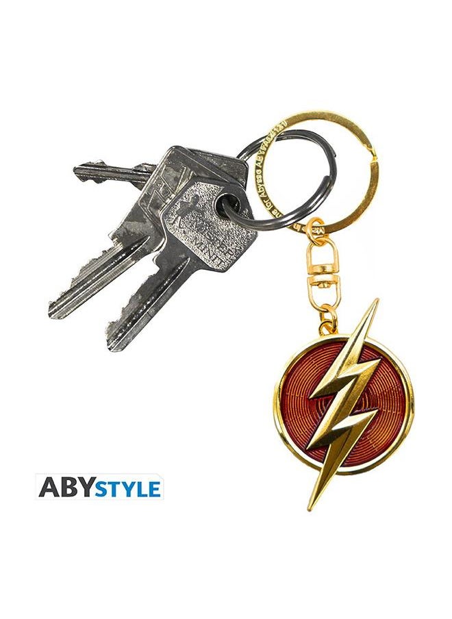 ABYstyle ABYstyle DC COMICS Keychain Logo The Flash Keychain  - Image 2