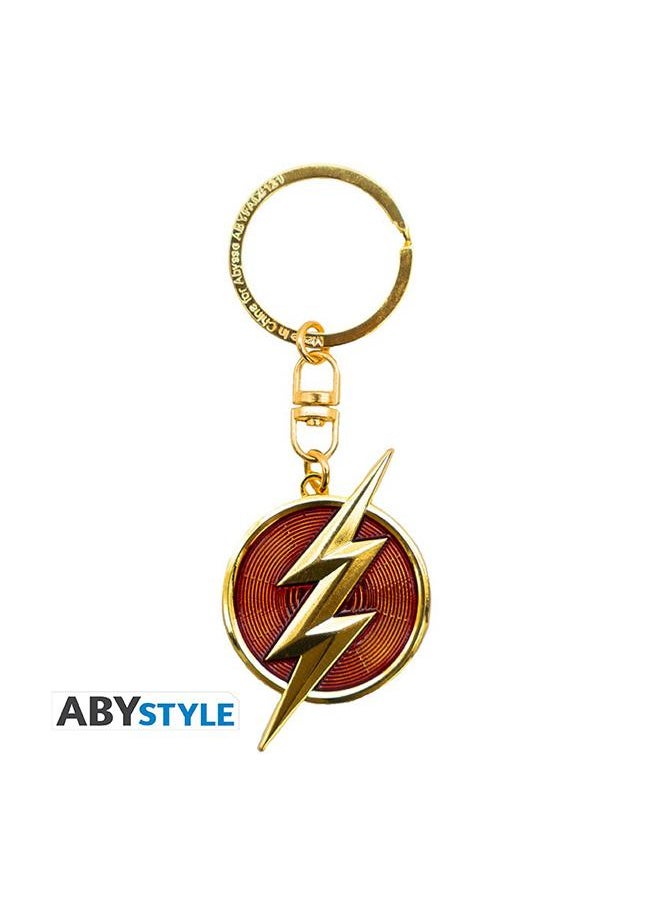 ABYstyle ABYstyle DC COMICS Keychain Logo The Flash Keychain  - Image 3
