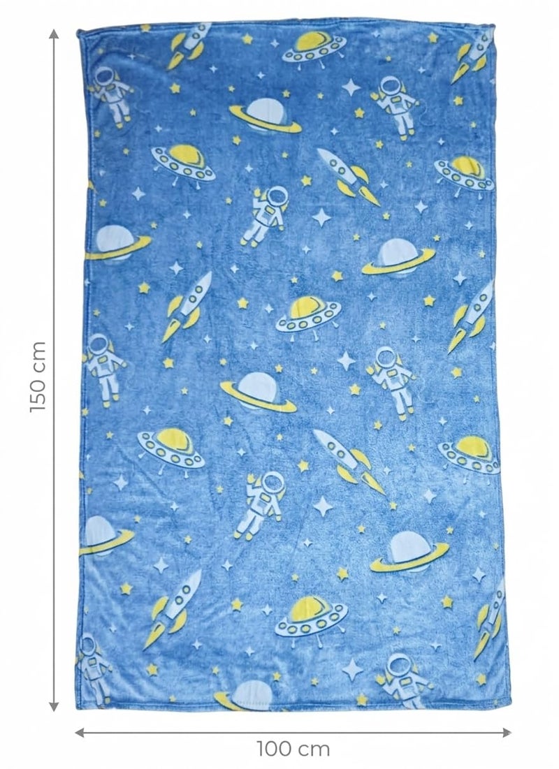 Butterthief Glow in The Dark Radium Blanket for Kids Super Soft & Warm Glowing Blanket for Toddler (100x150 cm, 0-8 Year) - Image 2