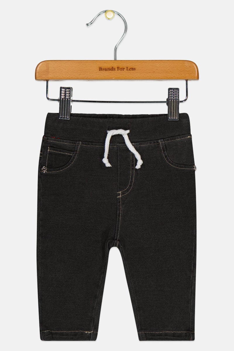 Overkids Toddlers Boy Washed Stretchable Jeans, Grey - Image 1