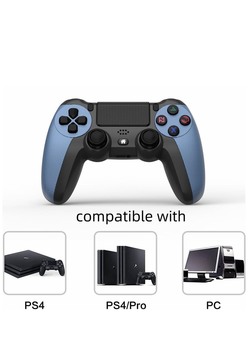 XICEN - Wireless Controller for PS4/PS4 Slim/PS4 Pro/PC Anti-Slip Gamepad Hand Joystick with USB Cable & Dual Vibration & Clickable Touchpad & Audio Function & LED Light - Image 1