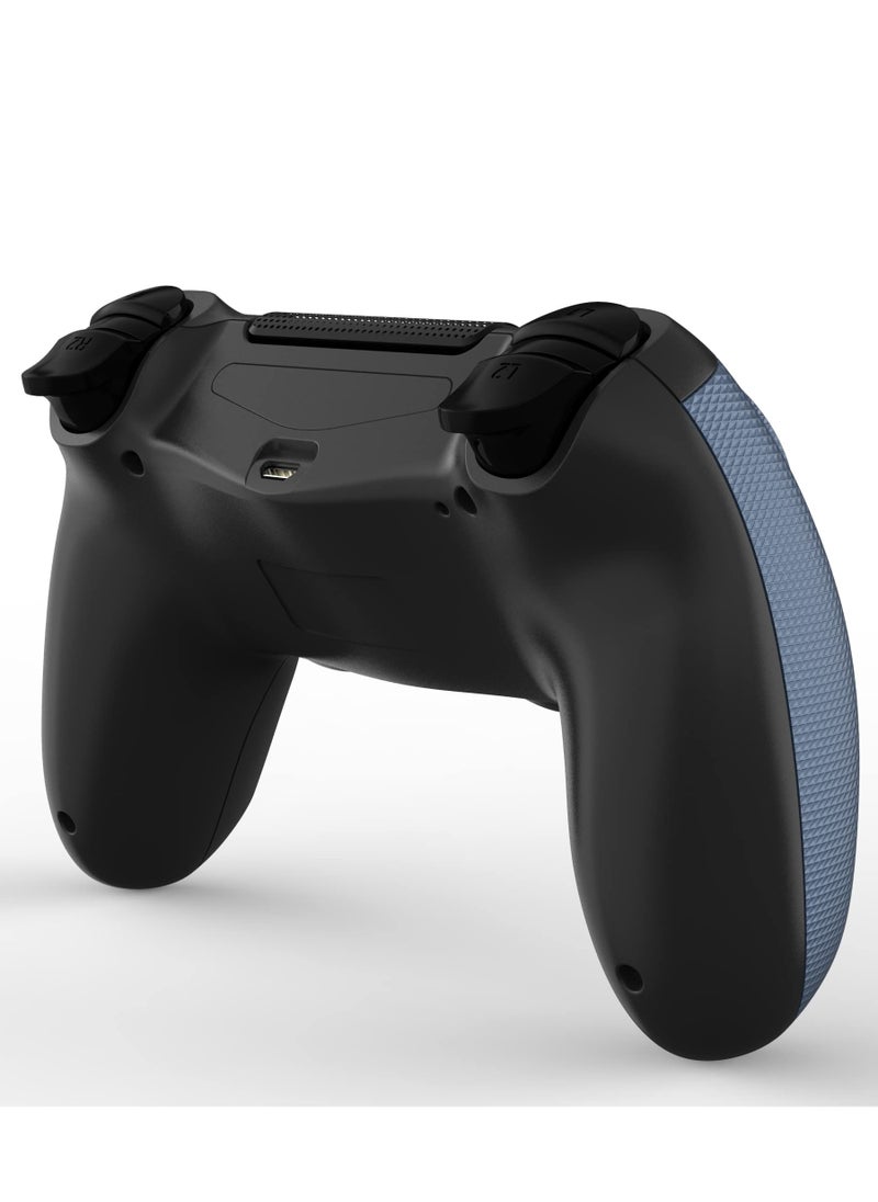 XICEN - Wireless Controller for PS4/PS4 Slim/PS4 Pro/PC Anti-Slip Gamepad Hand Joystick with USB Cable & Dual Vibration & Clickable Touchpad & Audio Function & LED Light - Image 1
