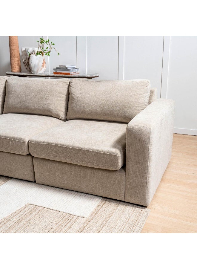 Reem Right Arm Sofa- Beige