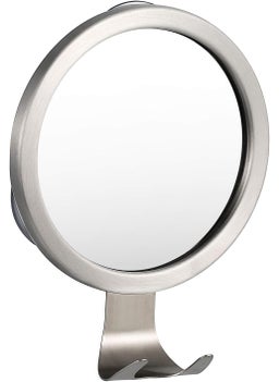 Ettori Ettori Shower Mirror Fogless for Shaving with Razor Holder, Powerful Lock Suction Fogless Mirror for Shower 