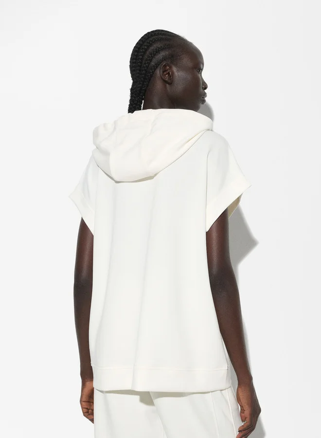 PARFOIS Short-Sleeved Sweatshirt