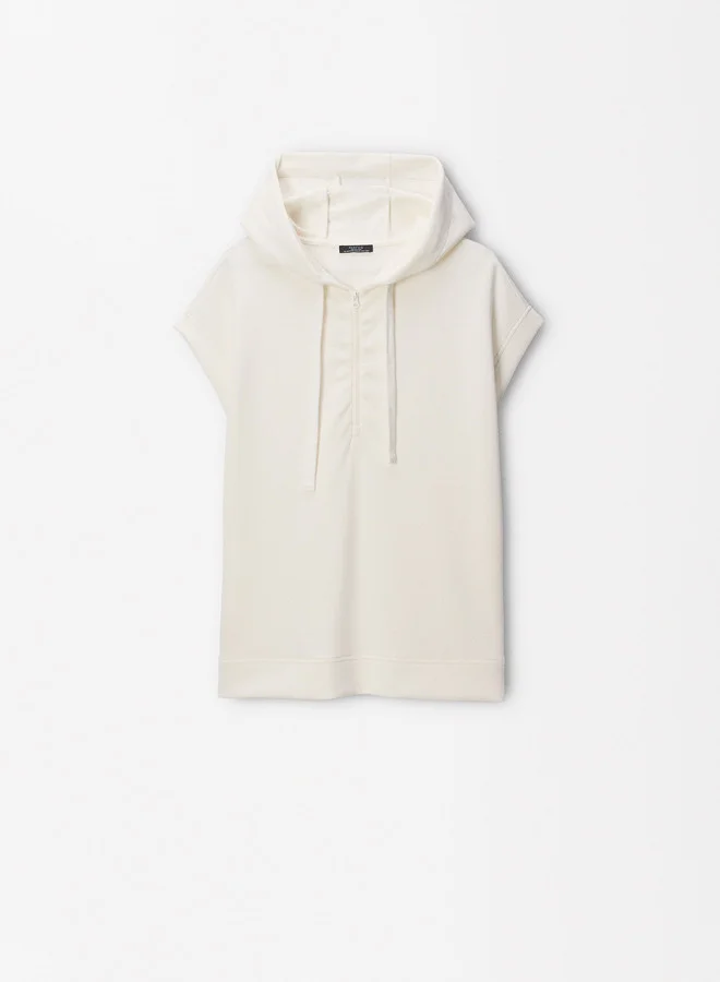 PARFOIS Short-Sleeved Sweatshirt