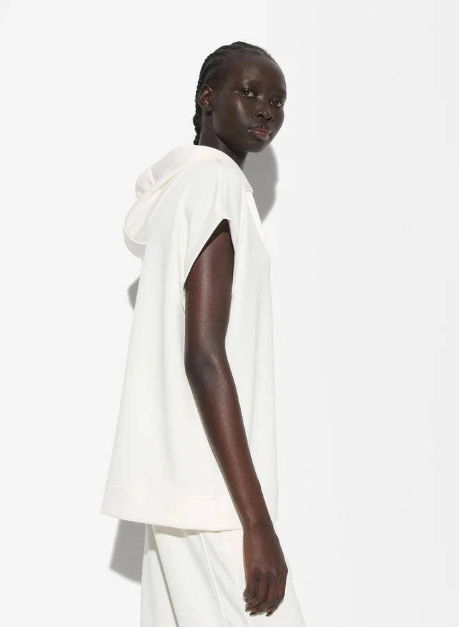 PARFOIS Short-Sleeved Sweatshirt