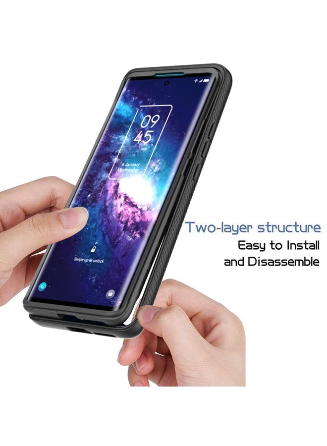 erorex Case For TCL 20 Pro 5G Starry Sky Solid Color Series Shockproof PC + TPU Case - Image 4