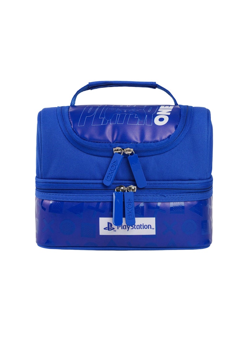 Sony PlayStation Regular Lunch Bag | Insulated Dual Compartment Lunch Bag for Kids & Teens | Gaming-Themed Lunch Tote for School, Travel & Work | PlayStation Lunch Box Bag - Image 1