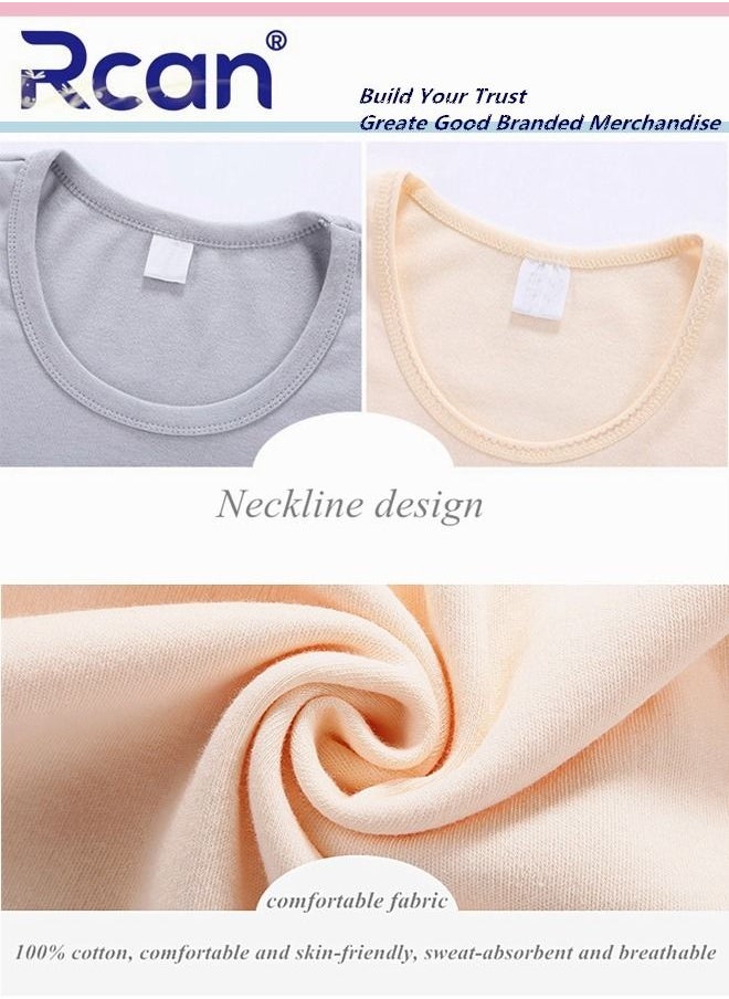 Rcan - Women's Thermal Underwear Set Crew Neck Long Sleeve Winter  Base Layer Bottom Shirt 2 Piece Slim Fit Top and Trousers Plus Size - Image 1