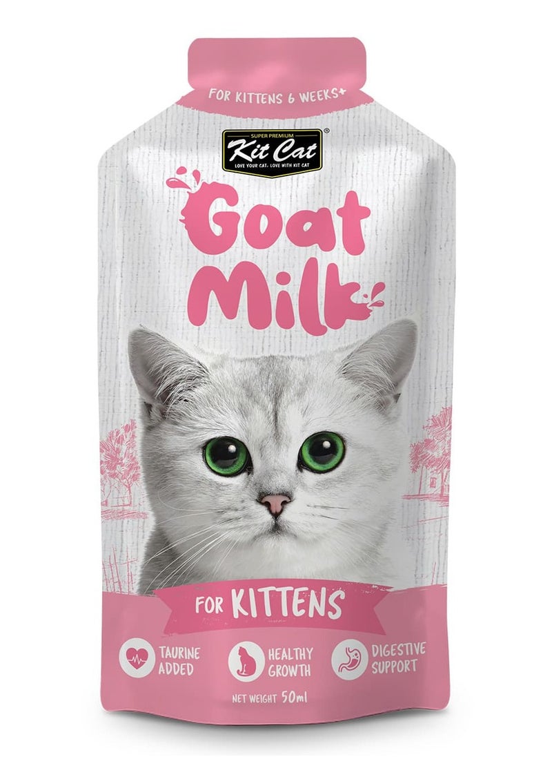 Kit Cat Goat Milk For Kittens 300ml ( 6 X 50ml )