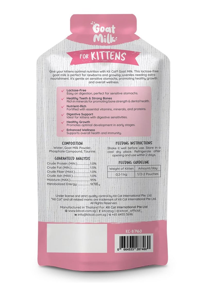 Kit Cat Goat Milk For Kittens 300ml ( 6 X 50ml )