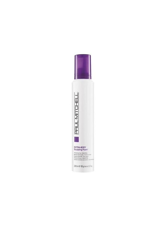Paul Mitchell - Extra-Body Sculpting Foam, Thickens + Builds Body, For Fine Hair, 6.7 Oz. - Image 1