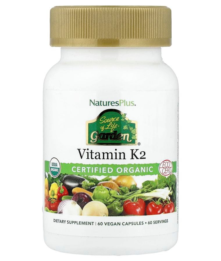 Source of Life® Garden Vitamin K2 60 Vegan Capsules