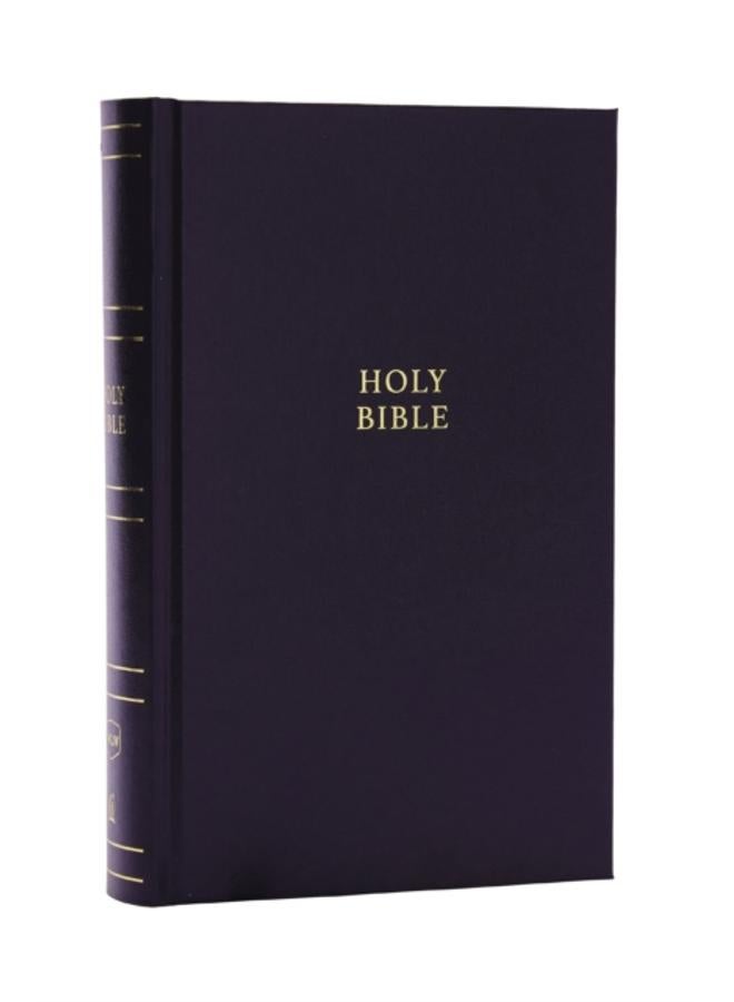 NKJV Personal Size Large Print Bible with 43,000 Cross References, Black Hardcover, Red Letter, Comfort Print 