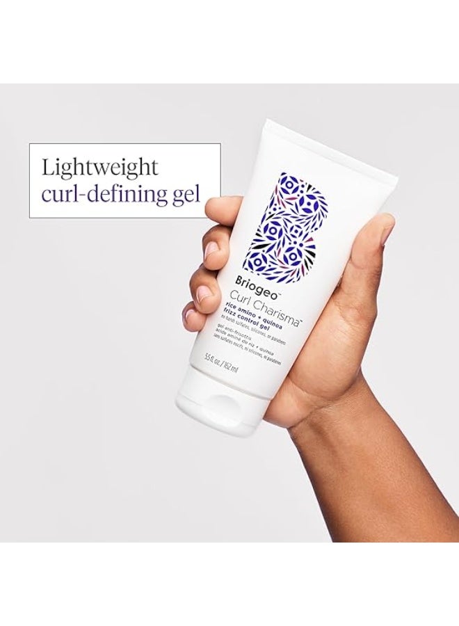 بريوجيو جل بريوجيو كيرل كارزما بالأرز والأمينو والكينوا للتحكم في التجعد – ستايلر نباتي لتعريف الشعر المموج، المجعد والكثيف، خالٍ من الفثالات والبارابين - Image 2