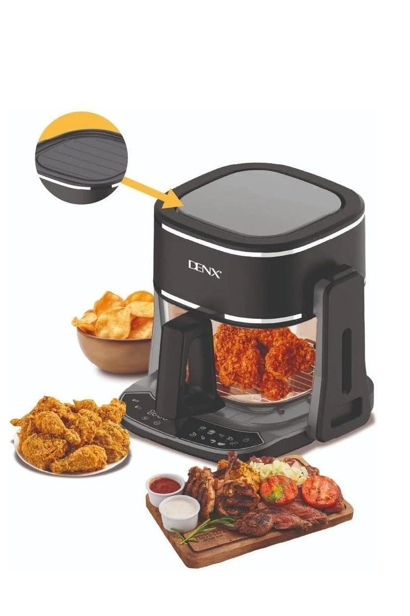 Denx Air Fryer & Grill 2-in-1, 1400W, 4.5L Capacity - DX3411 - Image 1