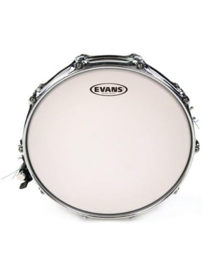 EVANS Evans Power Center Reverse Dot snare Drum Head - 14 Snare Drum Head - Featuring Reverse Dot for Durability, Focus, Attack - Coated with 10mil Ply - 14 Inch - Image 2