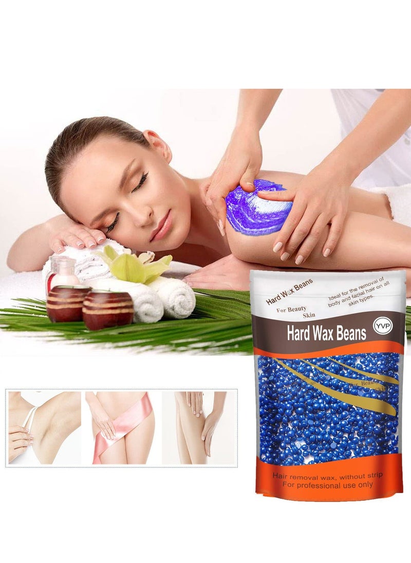 Yovanpur Hard Wax Beads for Hair Removal, Yovanpur Wax Beads for Sensitive Skin, Har Wax Beans for Coarse Hair, Waxing beads for Face, Eyebrow, Body, Bikini, Brazilian At Home 300g (10 Oz)/bag（Chamomile)  - Image 4