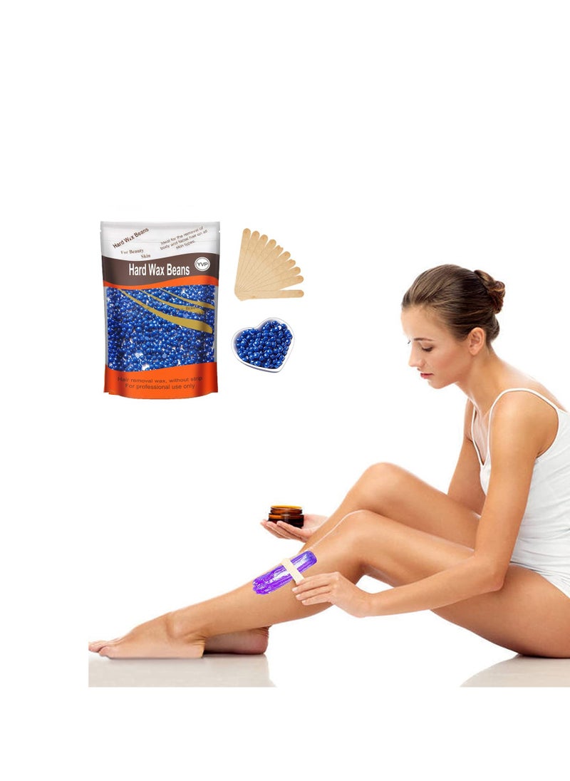 Yovanpur Hard Wax Beads for Hair Removal, Yovanpur Wax Beads for Sensitive Skin, Har Wax Beans for Coarse Hair, Waxing beads for Face, Eyebrow, Body, Bikini, Brazilian At Home 300g (10 Oz)/bag（Chamomile)  - Image 5