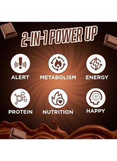 G Fuel G Fuel Protein + Energy Drink Powder, Pre Workout Caffeine Mix for Gaming, Sugar Free Focus Amino, Vitamin + Antioxidants, 19oz (Chocolate, 20 Servings)  - Image 1