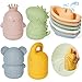 AMCHSURI Baby Bath Toys 9PCS Mold Free Bath Toys for Babies 612 Months Bathtub Water Toys with Easy Clean Silicone Bath Toy for Kids Ages 13 Safe Bath Boats Baby Shower Birthday Gifts for Babies Infant - Image 3