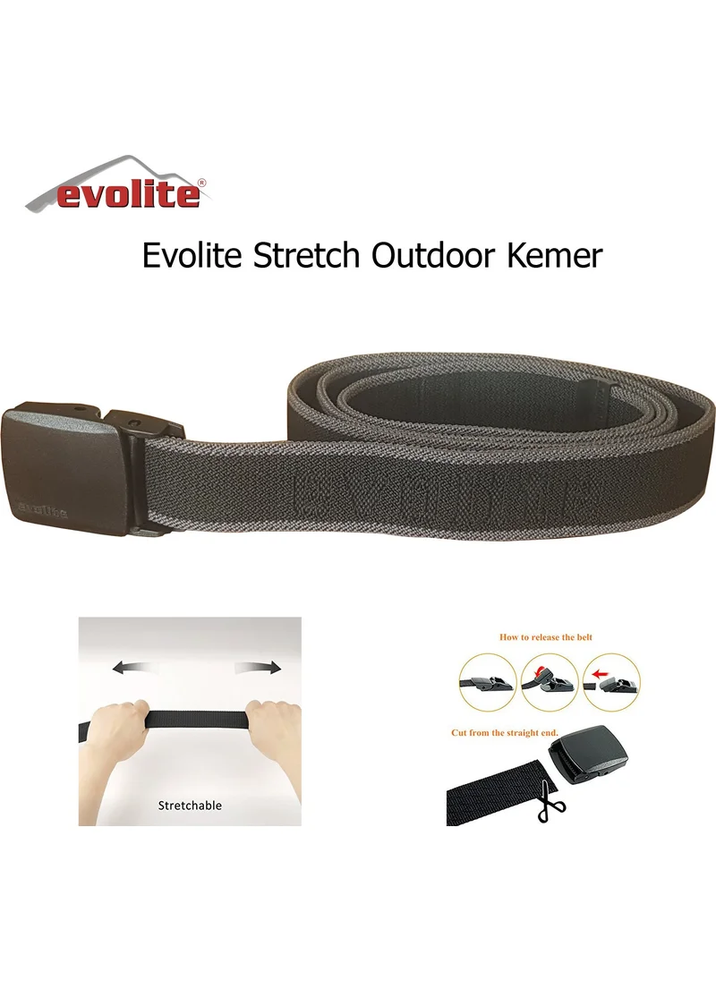 Evolite Stretch Outdoor Belt - Khaki