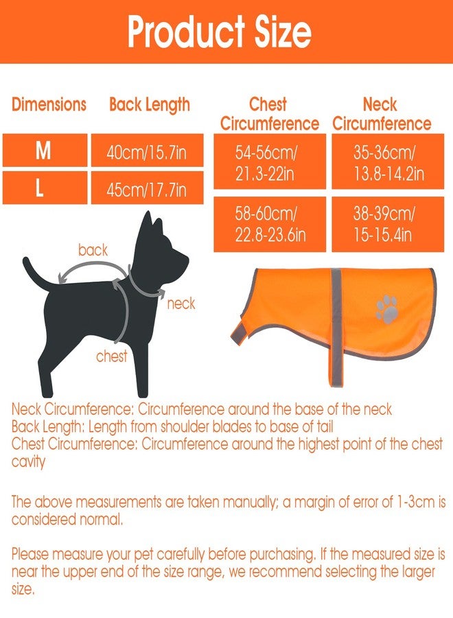HaiFafafaing Reflective Dog Hunting Vest Orange - High Visibility Adjustable Reflective Pet Vests - Lightweight Breathable Dog Safety Vest for Hunting, Training & Cars Accidents - Image 2